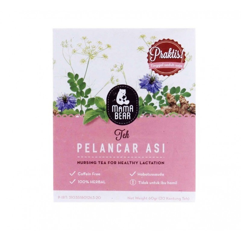 Mama Bear MamaBear Teh Pelancar Asi / ASI Booster 60gr - 20 Sachet