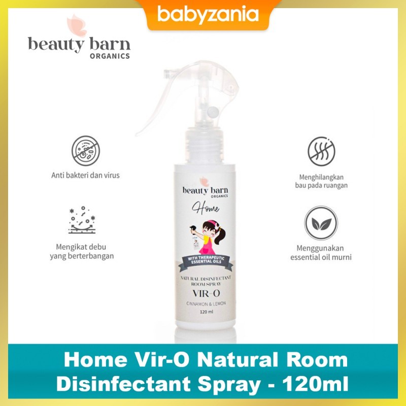 Beauty Barn Home Vir-O Natural Room Disinfectant Spray - 120 ml