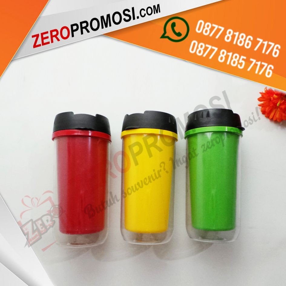 Souvenir Botol Minum Laguna Insert Paper Black Murah Cetak Logo