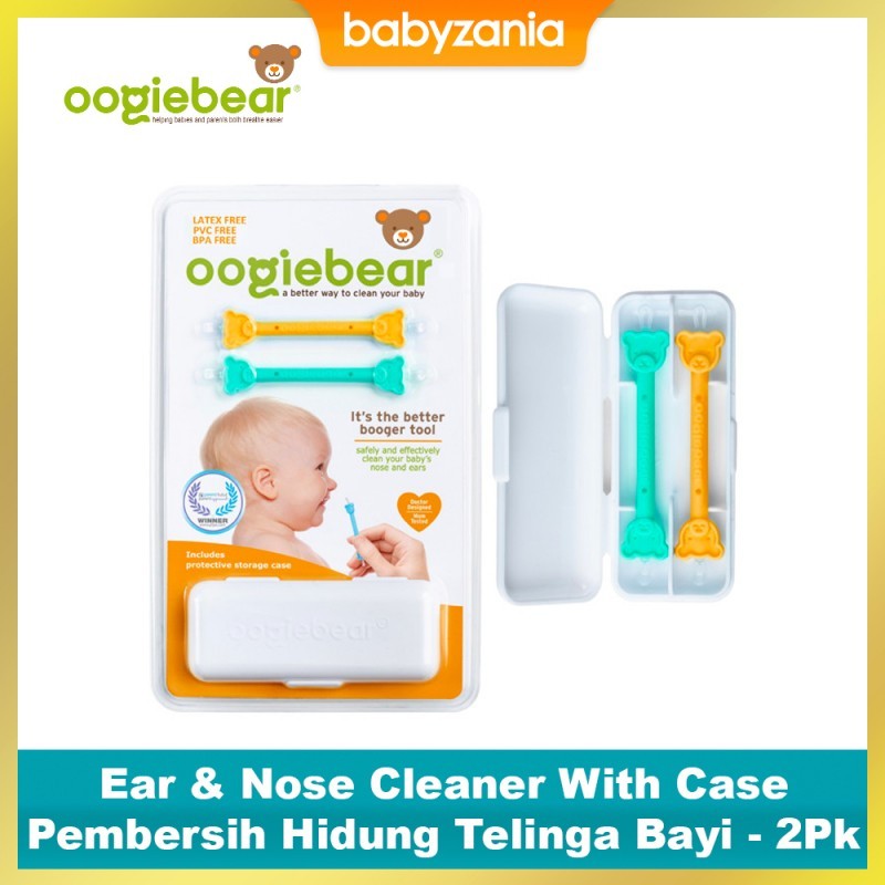 Oogiebear Ear & Nose Cleaner with Case Pembersih Hidung Bayi - 2 Pcs