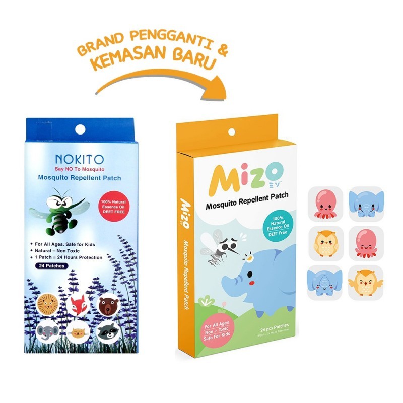 Mizo Mosquito Repellent Patch Stiker Anti Nyamuk - 24 Pcs