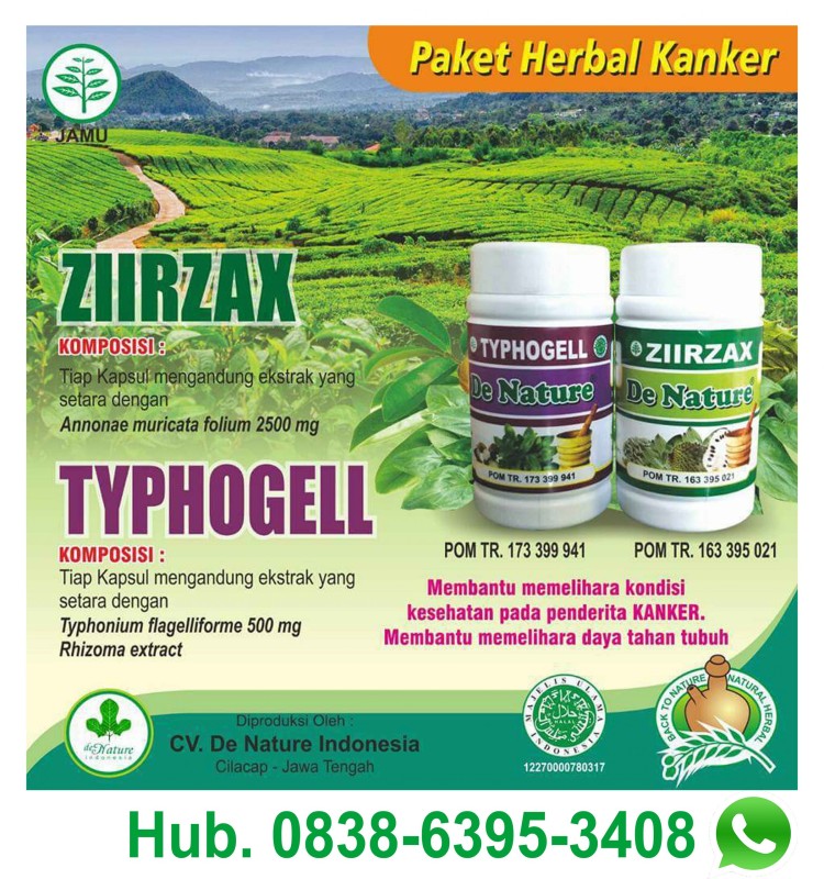 Obat Kanker dan Tumor Ziirzax Typhogell De Nature Official