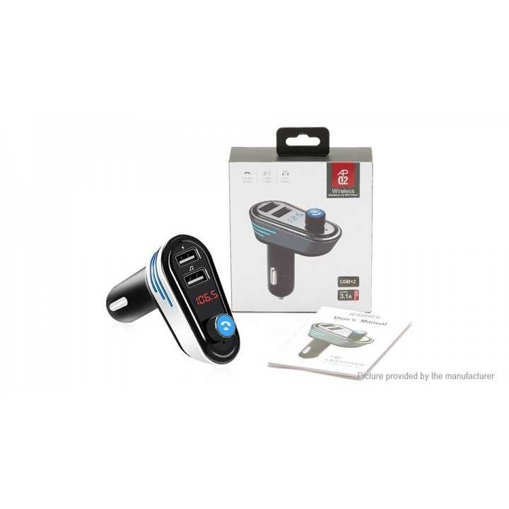 Automobile Bluetooth MP3 Participant FM Transmitter Equipment – USB Automobile Charger.