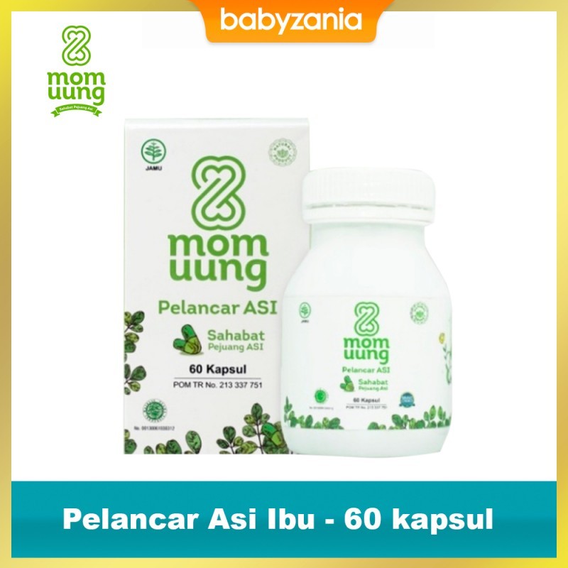 Mom Uung Asi Booster Pelancar Asi Herbal BPOM Halal - Isi 60 kapsul