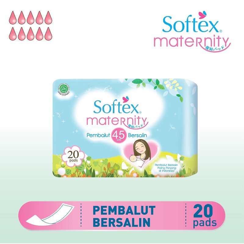 Softex Maternity Pembalut Bersalin 45cm - 20 Pads