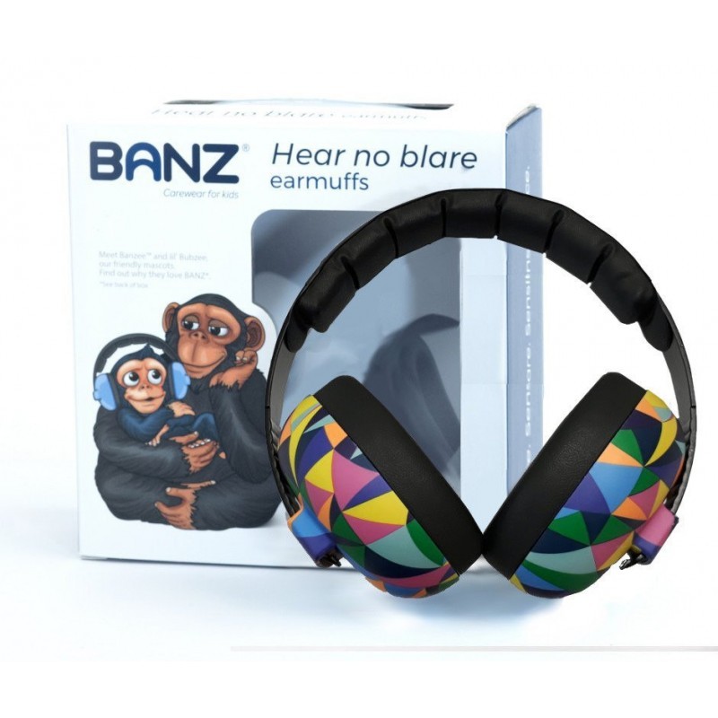 Banz Mini Baby Earmuff Pelindung Penutup Telinga Bayi Kaleidoscope