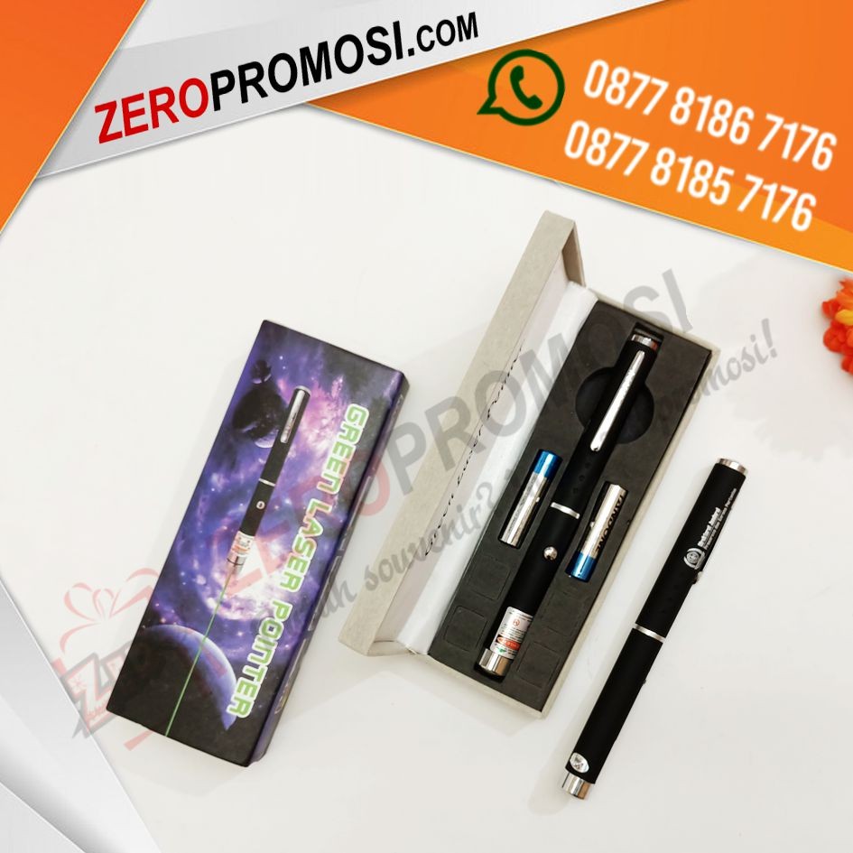 Souvenir Pen Laser Pointer Hijau Hight Beam Custom Logo