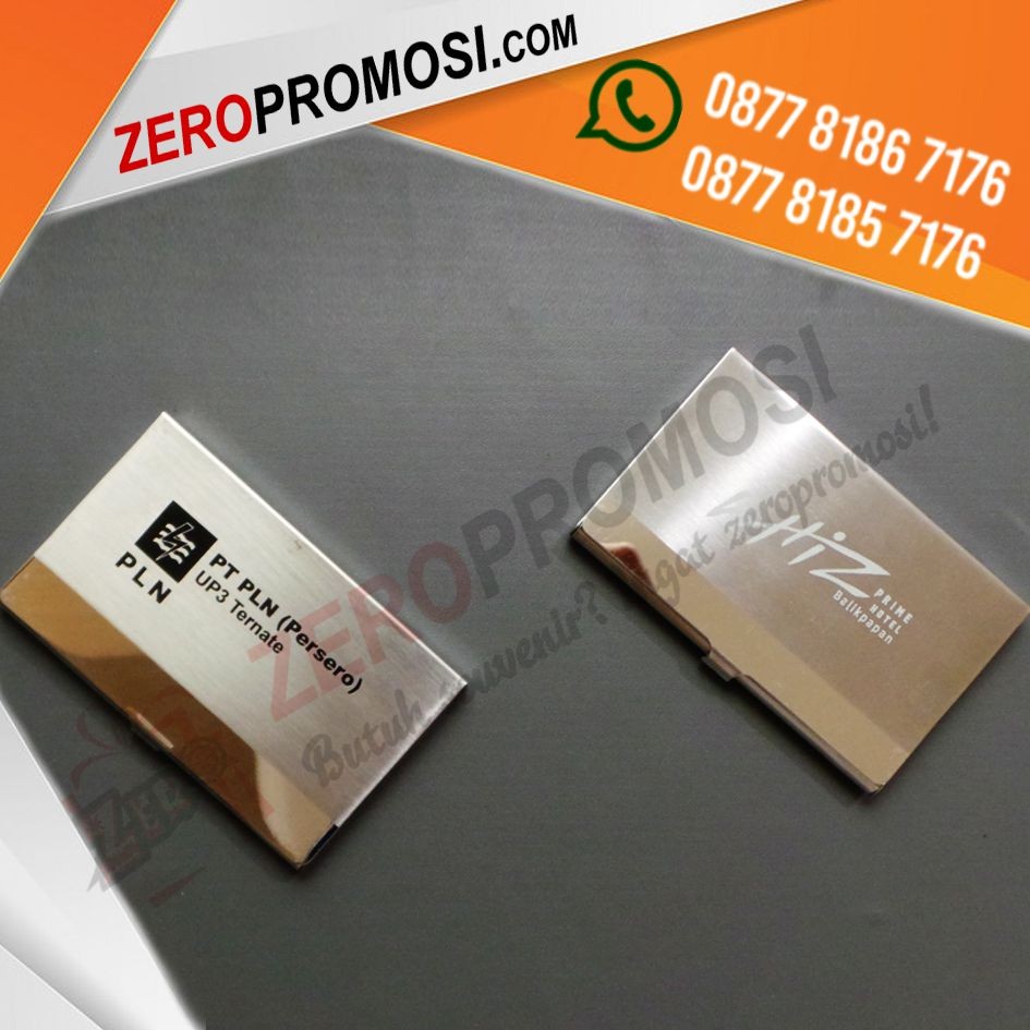 Souvenir Business Card Holder Stainless NC610 Custom Logo