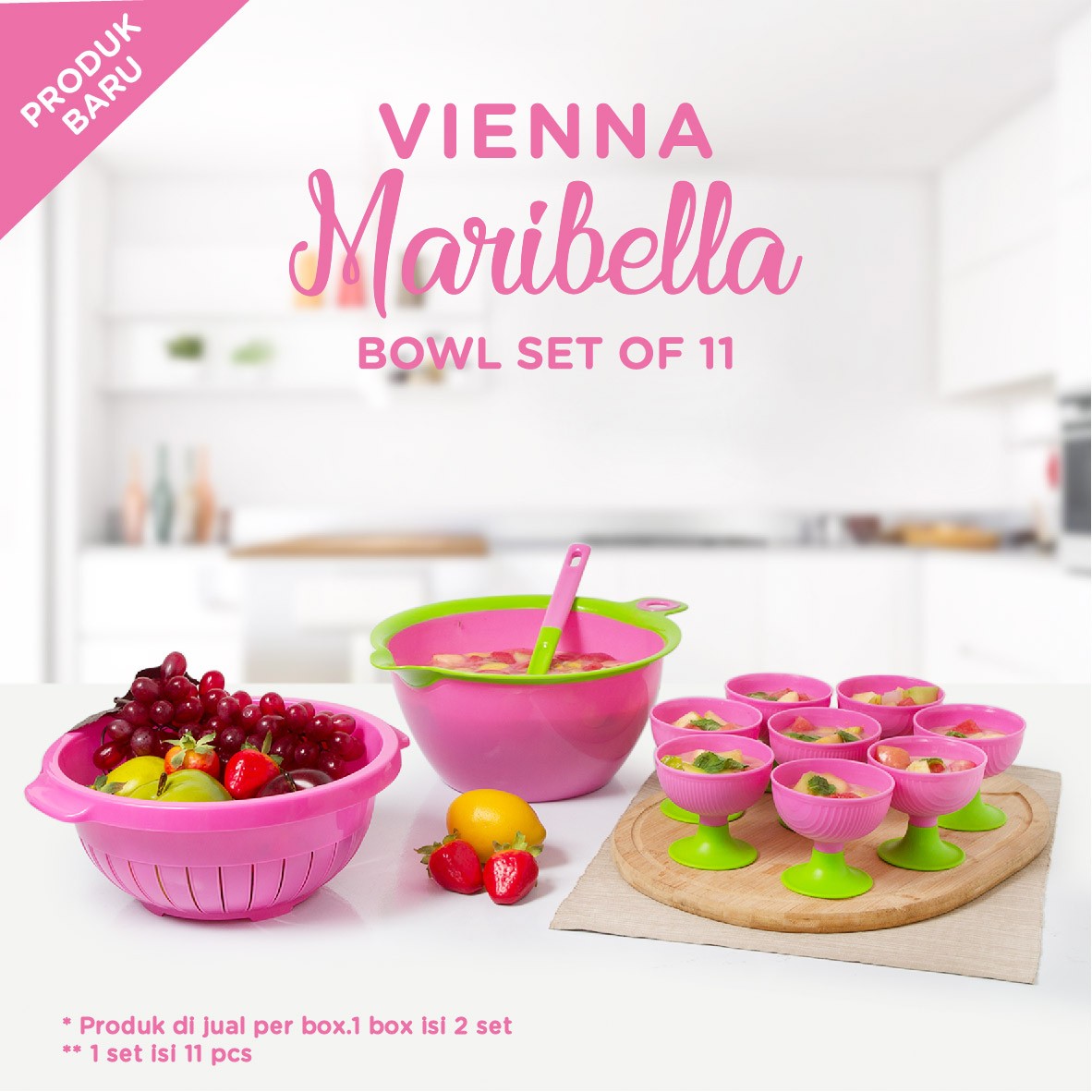 Vienna Maribella Bowl Set of 11 pcs