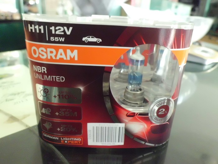 OSRAM Night Breaker Unlimited (NBR) H11 55Watt