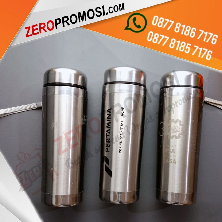 Souvenir Tumbler Stainless Mewah Kode BT-25/Mug P840 Cetak Logo