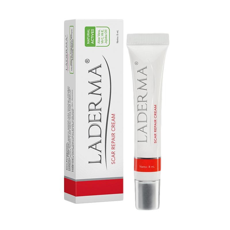 Laderma Scar Repair Cream/ Krim Penghilang Bekas Luka - 8 ml