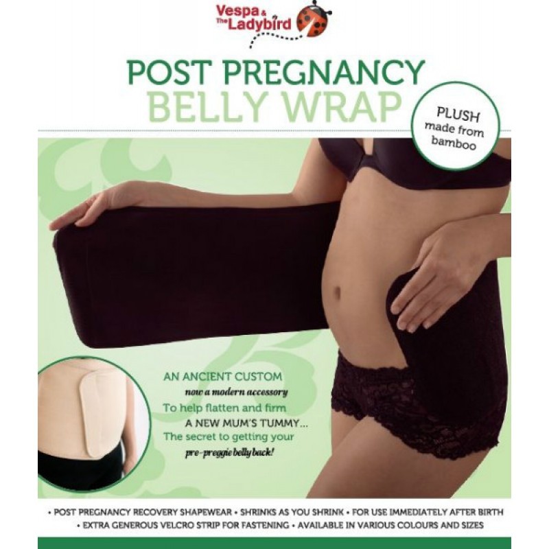Vespa & The Ladybird Belly Wrap Plush - Black